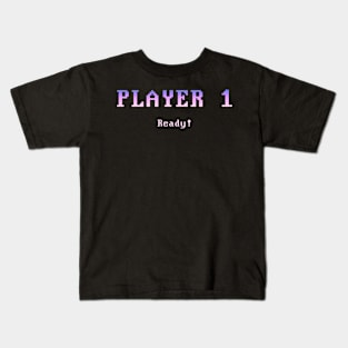 Player 1 (pastel) Kids T-Shirt